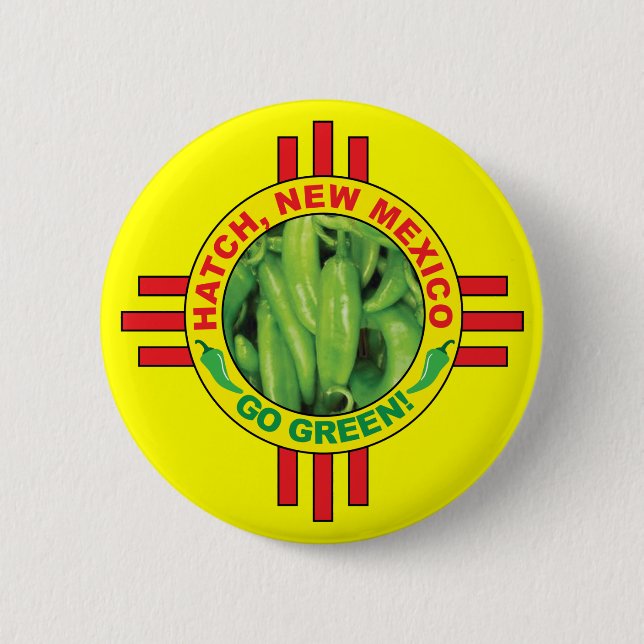 Go Green! 6 Cm Round Badge (Front)
