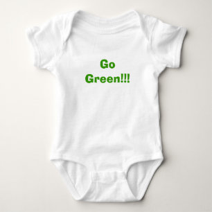 Go Green!!! Baby Bodysuit