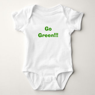 Go Green!!! Baby Bodysuit