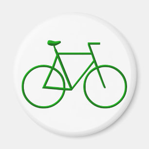 Go Green Bicycle Magnet