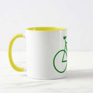 Go Green Bicycle Mug