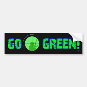 Go Green! Bumper Sticker