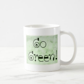 Go Green coffe mug