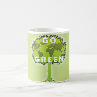 go green coffee mug