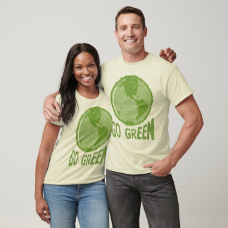 Go Green: Distressed Planet Earth! Save the World! T-Shirt
