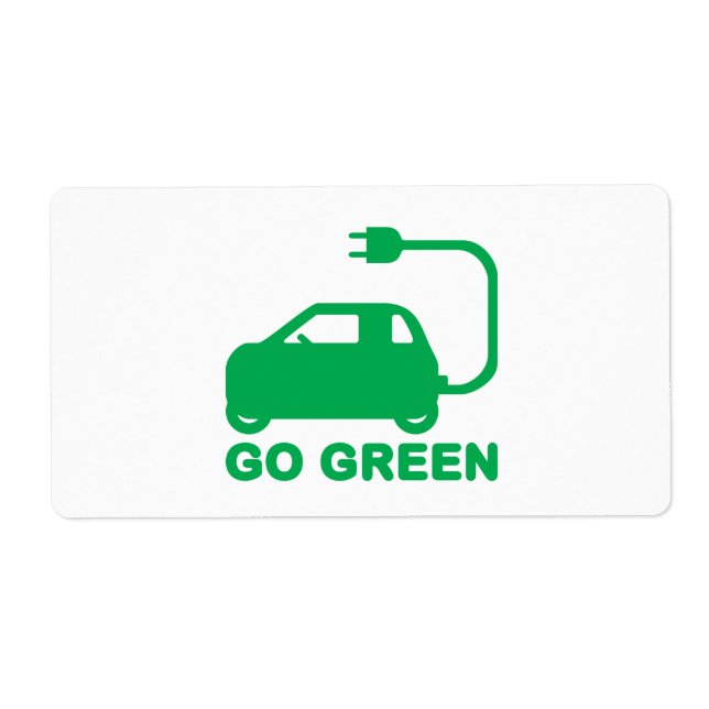 Go Green ~ Drive Electric Cars (Front)