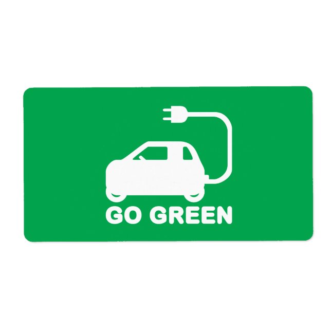 Go Green ~ Drive Electric Cars (Front)