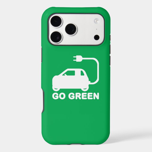 Go Green ~ Drive Electric Cars (Back)