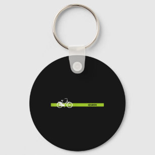 Go Green - Dutch Bike For Environmental Protection Key Ring