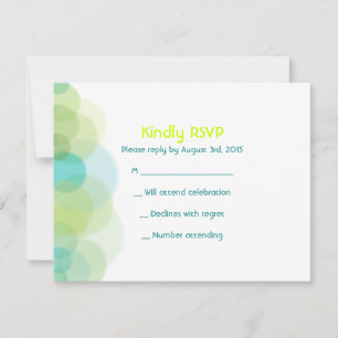 GO GREEN EARTH Bar Bat Mitzvah Invitation Reply