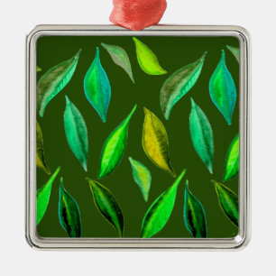 Go Green eco leaves eco Christmas Metal Tree Decoration