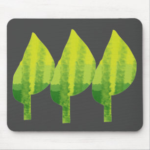 Go green eco nature leaf design mouse mat