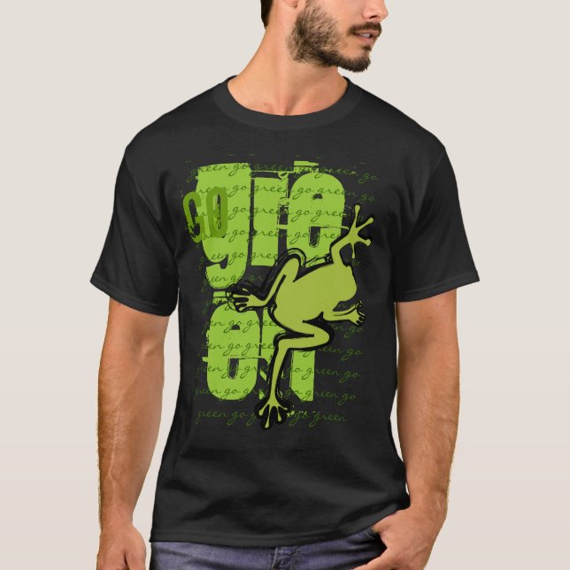 Go Green Frog T-Shirt (Front)