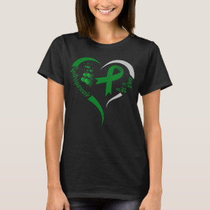 go green gastroparesis awareness heart T-Shirt