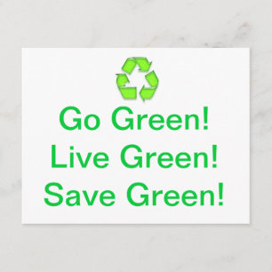 Go Green Invitation