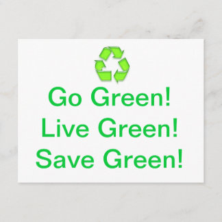 Go Green Invitation