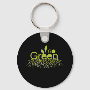 Go Green Key Ring