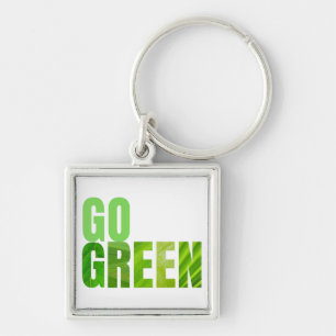Go Green Key Ring