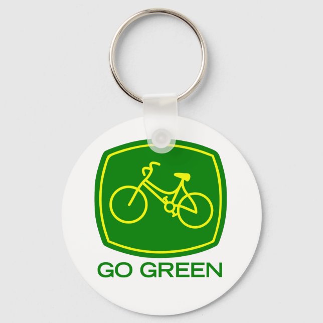 Go Green Key Ring (Front)