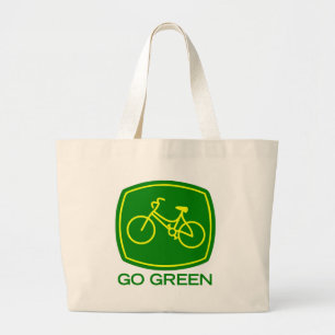 Go Green Large Tote Bag