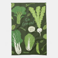 Go Green! (Leafy Green!) Happy Veggies