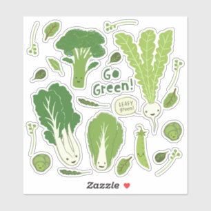Go Green! Leafy Green Veggies Garden Vegetables