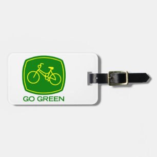 Go Green Luggage Tag