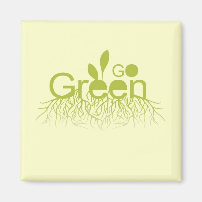 Go Green Magnet (Front)