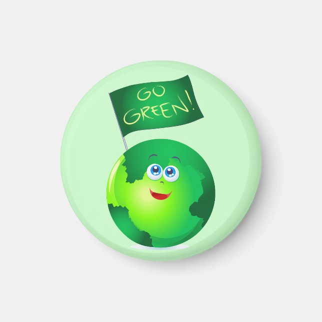 Go Green! Magnet (Front)