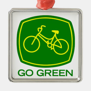 Go Green Metal Tree Decoration