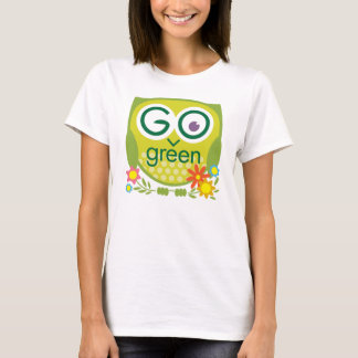 Go Green Owl T-Shirt