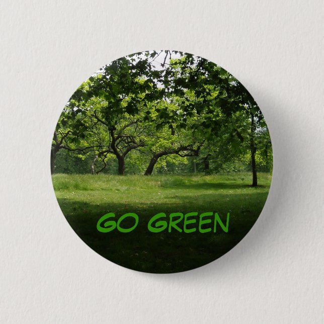 Go Green Park Button (Front)