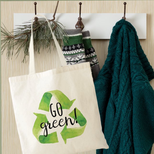 Go Green Recycle Tote Bag (Creator Uploaded)