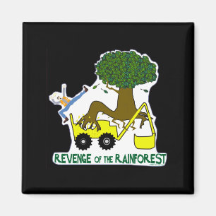 Go Green Reduce Reuse Recycle Rain Forest T Shirt Magnet