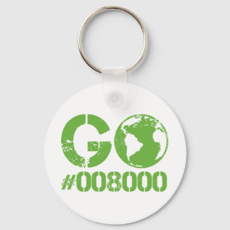 Go Green RGB CMKY Key Ring
