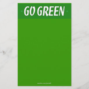 Go Green Stationery