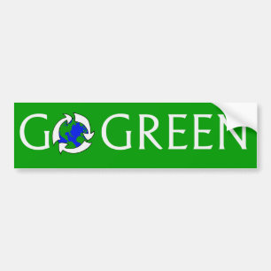 Go Green sticker