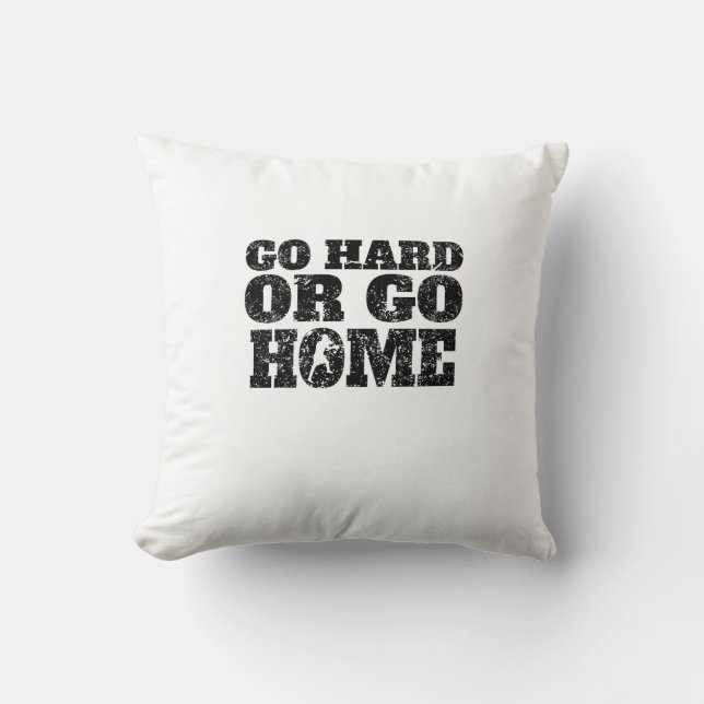 Go Hard Or Go Home Boxing Cushion (Front)