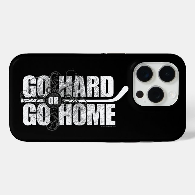 Go Hard or Go Home (Hockey) Case-Mate iPhone Case (Back (Horizontal))