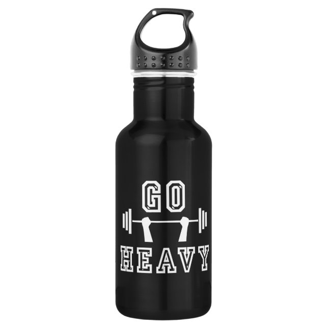 Go heavy 532 ml water bottle (Front)