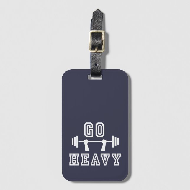 Go heavy luggage tag (Front Vertical)