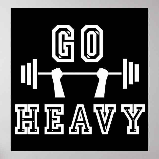 Go heavy poster (Front)