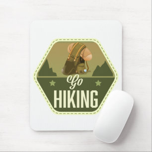 Go hiking Patch Mouse Mat