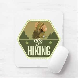 Go hiking Patch Mouse Mat