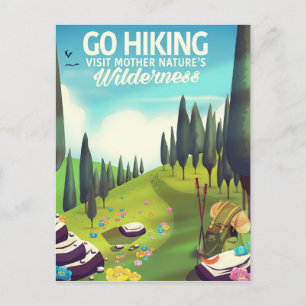 Go Hiking! Postcard