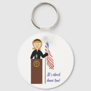 Go Hillary Keychain
