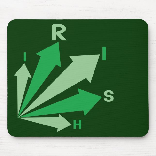 go IRISH! Mouse Mat (Front)