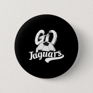 Go Jaguars Soccer Ll Team Spirit Family Support 6 Cm Round Badge