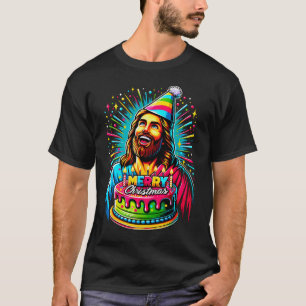 Go Jesus Its Your Birthday Funny Jesus Christmas X T-Shirt