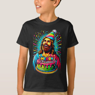 Go Jesus Its Your Birthday Funny Jesus Christmas X T-Shirt